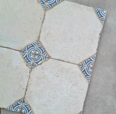 blue bathroom floor tiles Sydney